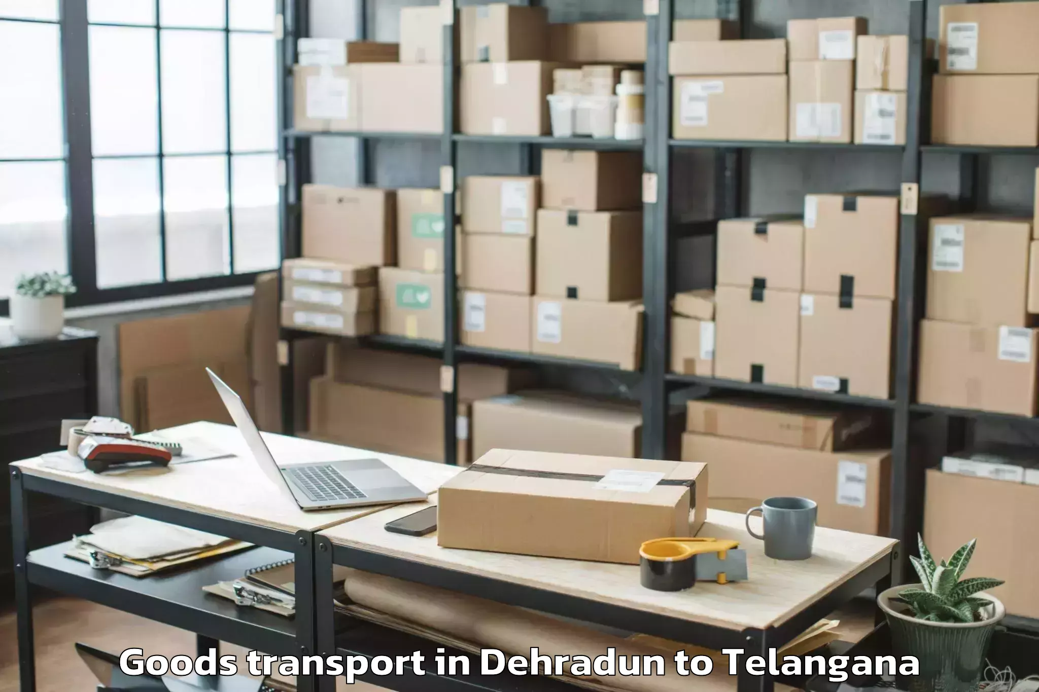 Hassle-Free Dehradun to Peddapalli Goods Transport